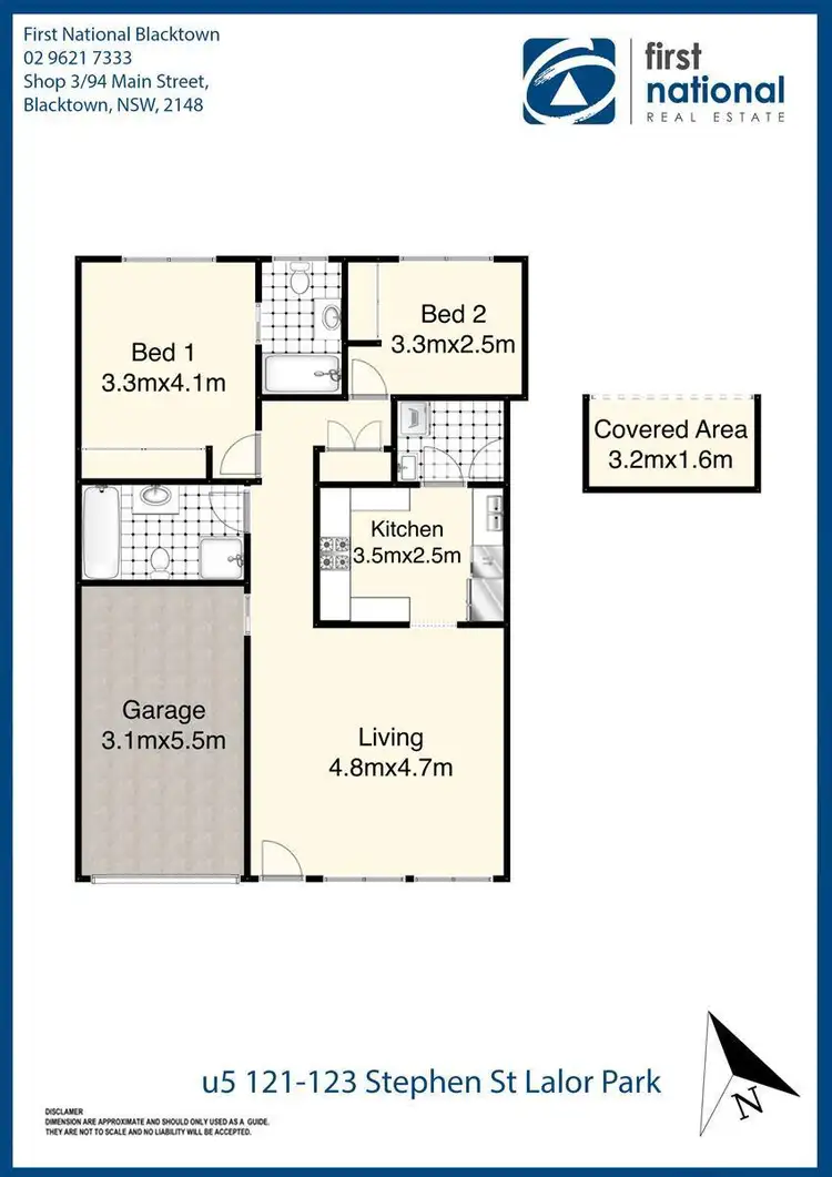 Floorplan of Homely villa listing, 5/121 - 123 Stephen Street, Blacktown NSW 2148