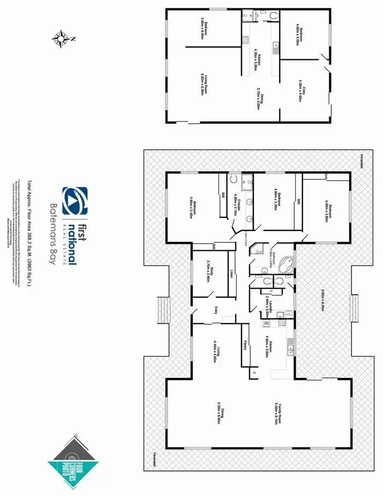Floorplan of Homely rural property listing, 279 Cullendulla Drive, Long Beach NSW 2536