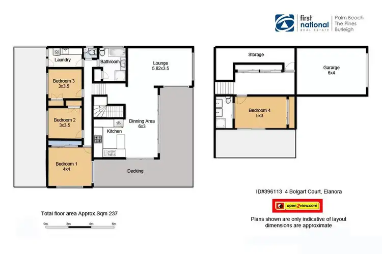 Floorplan of Homely house listing, 4 Bolgart Court, Elanora QLD 4221