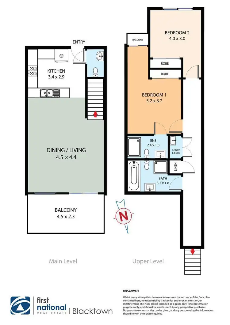 Floorplan of Homely apartment listing, 45/26 Clifton Street, Blacktown NSW 2148