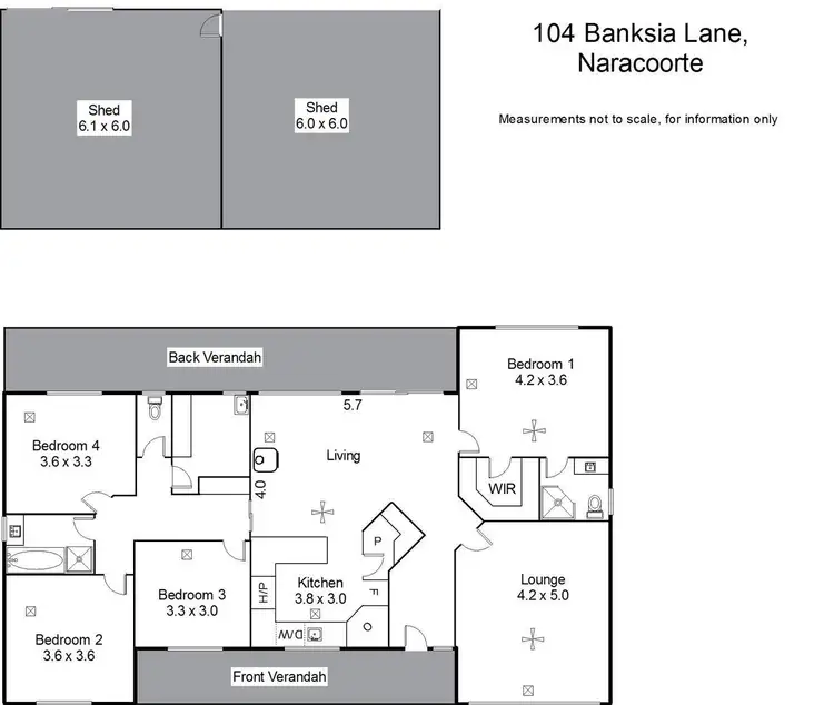 Floorplan of Homely house listing, 104 Banksia Lane, Naracoorte SA 5271