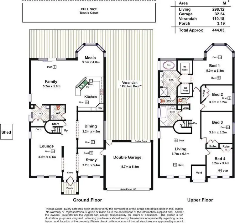 Floorplan of Homely house listing, 13 Bellevue Circuit, Gulfview Heights SA 5096