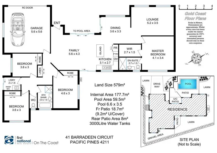 Floorplan of Homely house listing, 41 Barradeen Circuit, Pacific Pines QLD 4211