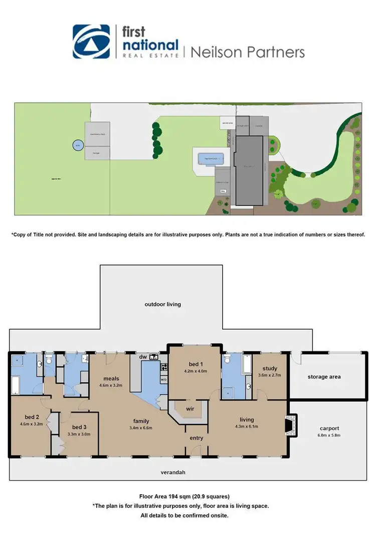 Floorplan of Homely house listing, 10 Greenhill Court, Bunyip VIC 3815