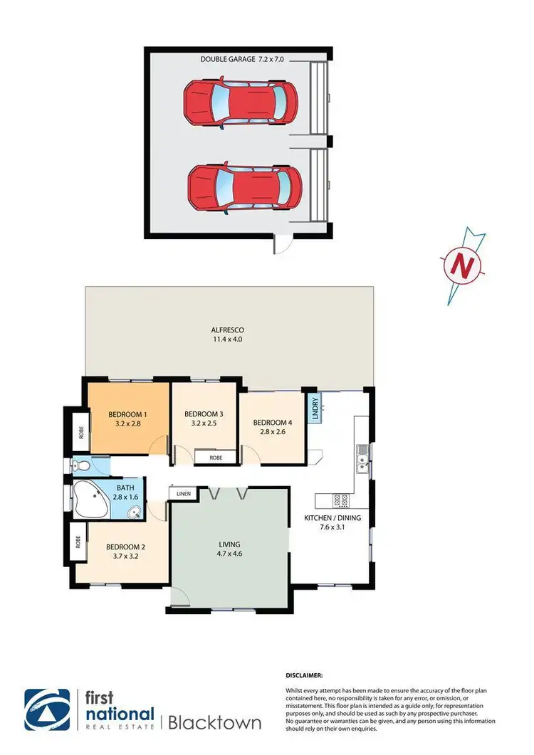 Floorplan of Homely house listing, 3 Bovis Place, Rooty Hill NSW 2766
