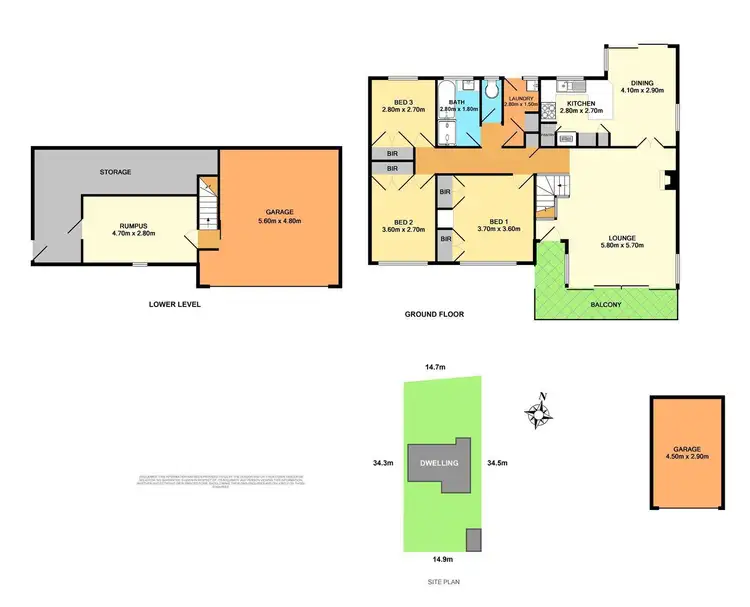 Floorplan of Homely house listing, 28 Moani Street, Eleebana NSW 2282