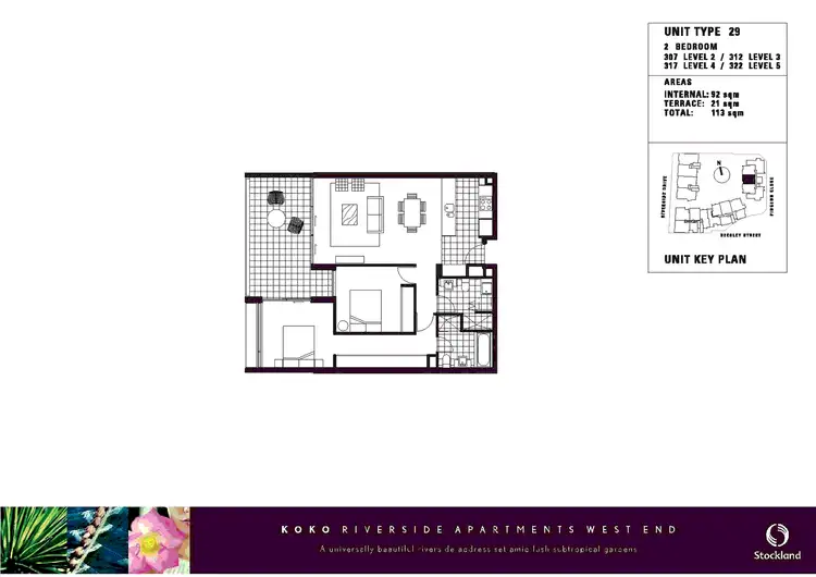 Floorplan of Homely apartment listing, 307/10 Pidgeon Close, West End QLD 4101