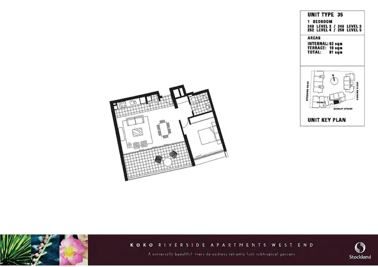 Floorplan of Homely apartment listing, 246/10 Pidgeon Close, West End QLD 4101