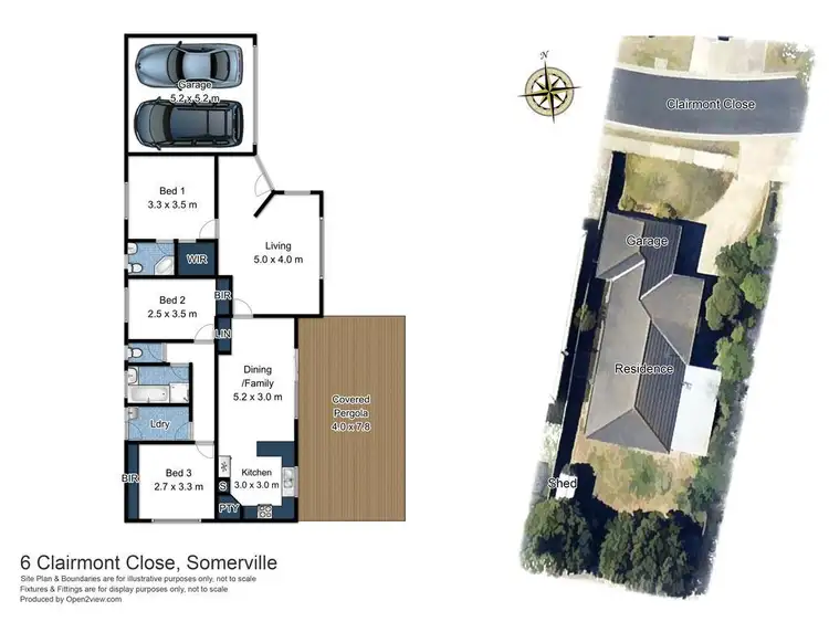Floorplan of Homely house listing, 6 Clairmont Close, Somerville VIC 3912