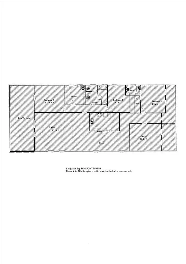 Floorplan of Homely house listing, 9 Magazine Bay Road, Point Turton SA 5575