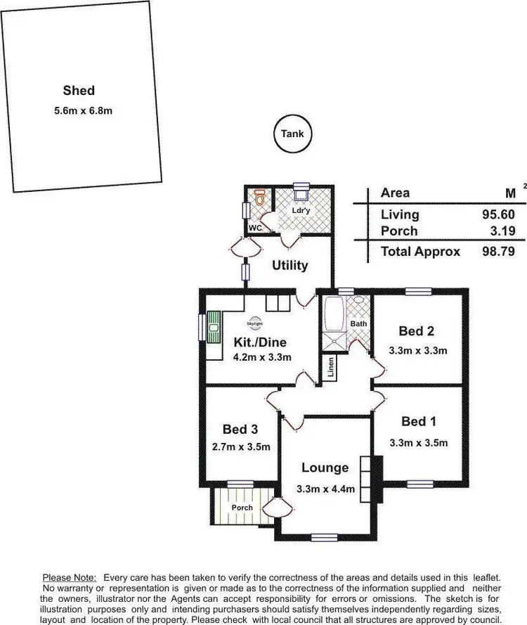 Floorplan of Homely house listing, 53 Victor Avenue, Woodville West SA 5011