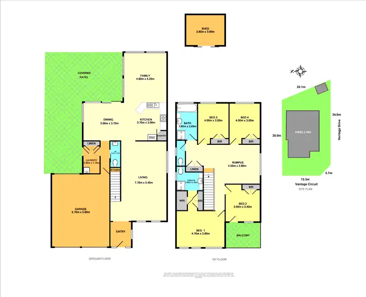 Floorplan of Homely house listing, 29 Vantage Circuit, Cameron Park NSW 2285
