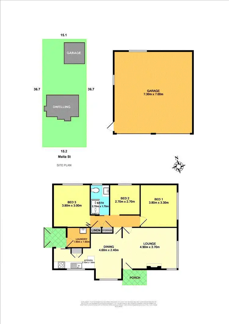 Floorplan of Homely house listing, 6 Malta Street, Shortland NSW 2307
