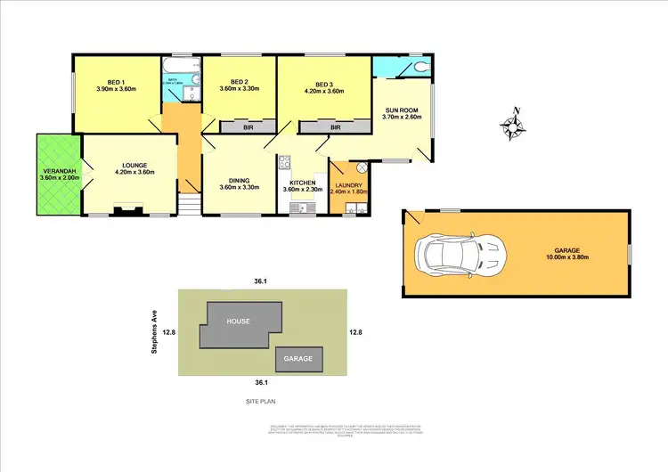 Floorplan of Homely house listing, 14 Stephen Avenue, Glendale NSW 2285