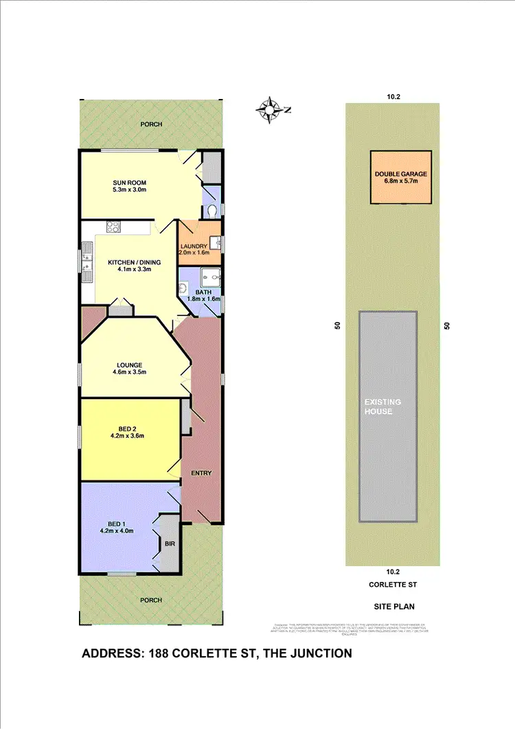 Floorplan of Homely house listing, 188 Corlette Street, The Junction NSW 2291