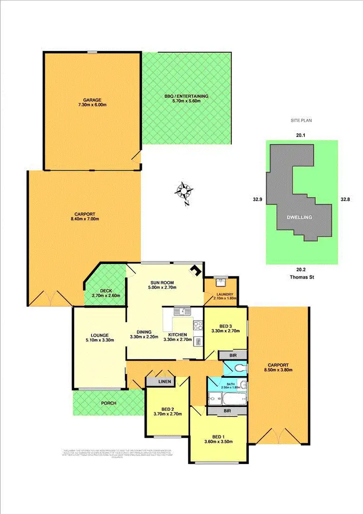 Floorplan of Homely house listing, 14 Thomas Street, Barnsley NSW 2278