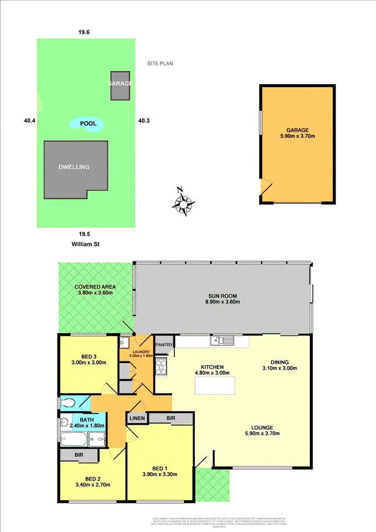 Floorplan of Homely house listing, 13 William Street, Holmesville NSW 2286