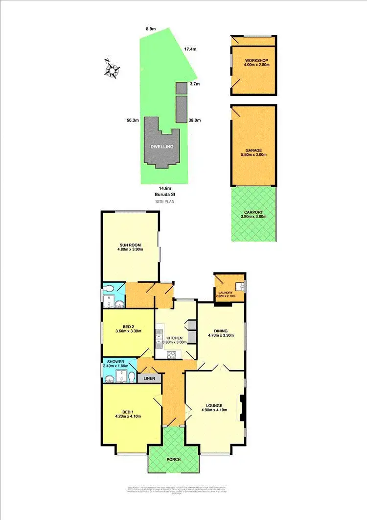 Floorplan of Homely house listing, 7 Buruda Street, Mayfield West NSW 2304