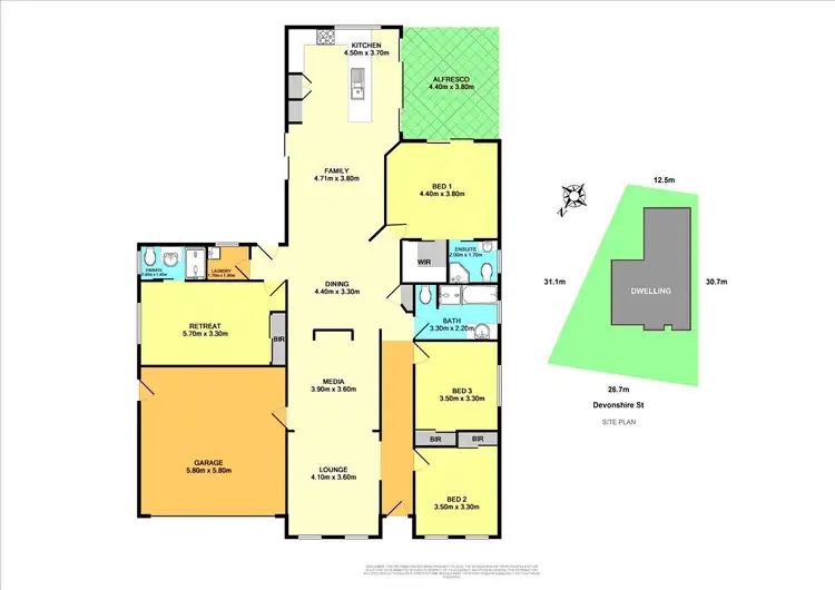 Floorplan of Homely house listing, 18 Devonshire Street, Cameron Park NSW 2285