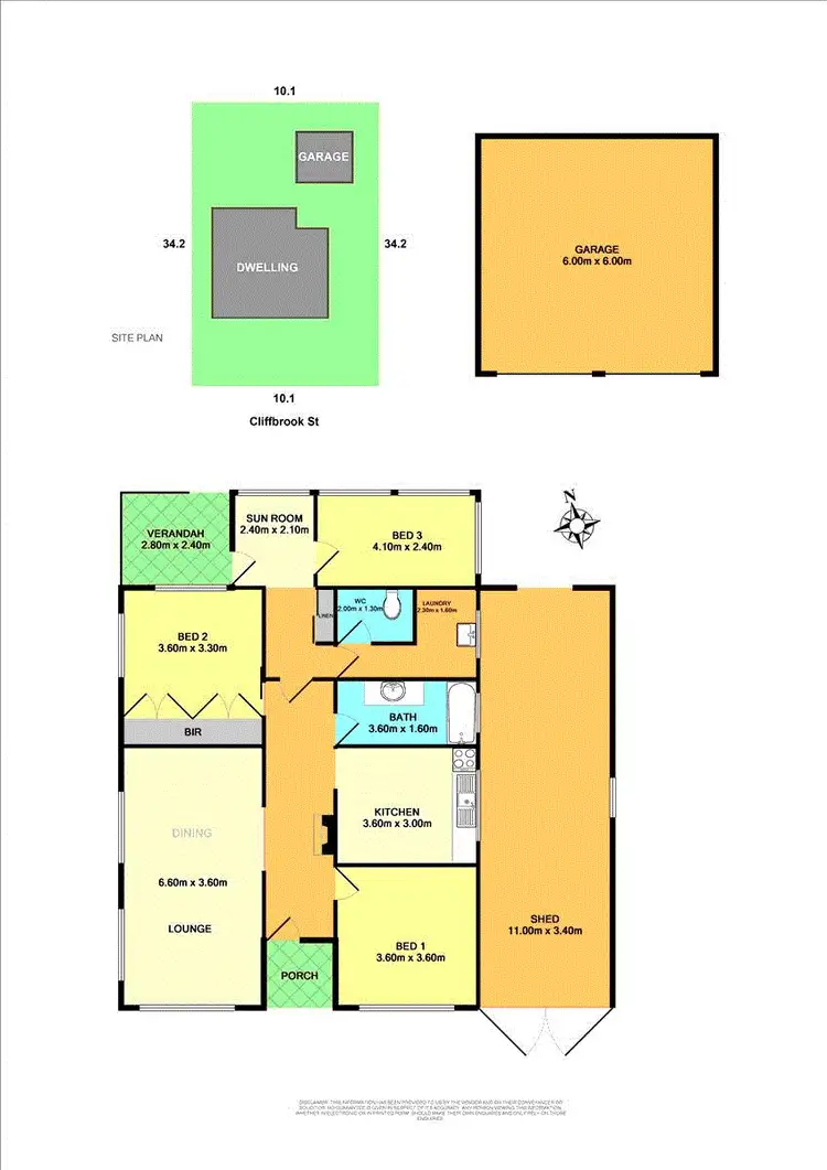 Floorplan of Homely house listing, 11 Cliffbrook Street, Barnsley NSW 2278