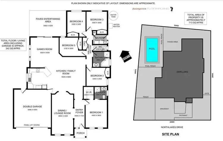 Floorplan of Homely house listing, 44 Northlakes Drive, Cameron Park NSW 2285