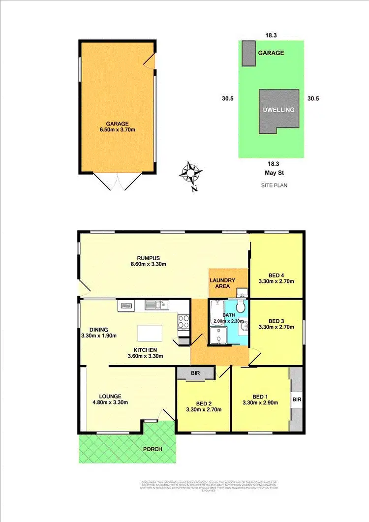 Floorplan of Homely house listing, 2 May Street, Cardiff South NSW 2285