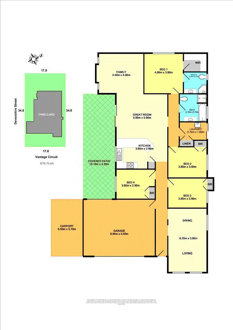 Floorplan of Homely house listing, 24 Vantage Circuit, Cameron Park NSW 2285
