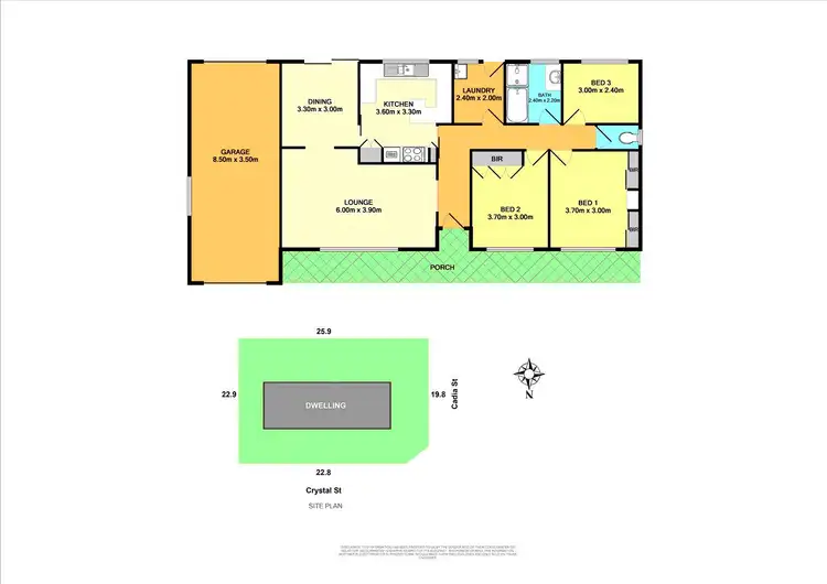 Floorplan of Homely house listing, 2 Crystal Street, Edgeworth NSW 2285