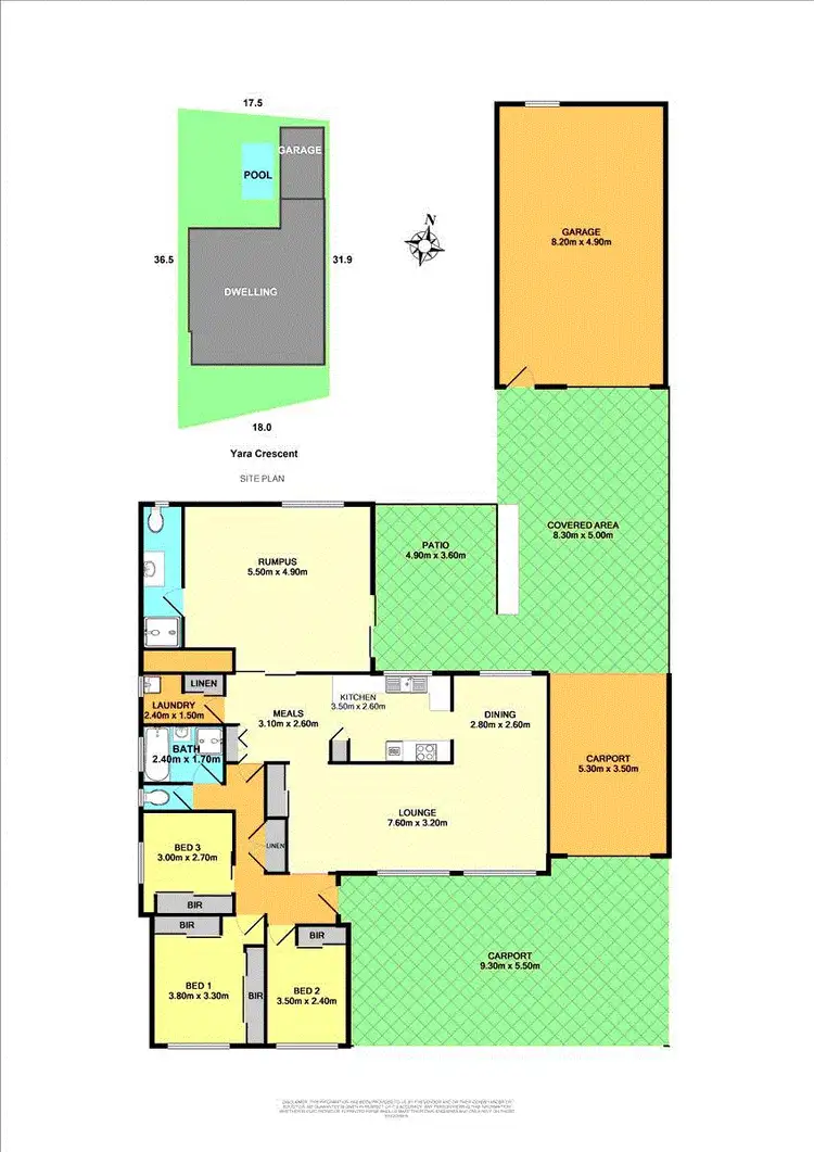 Floorplan of Homely house listing, 53 Yara Crescent, Maryland NSW 2287