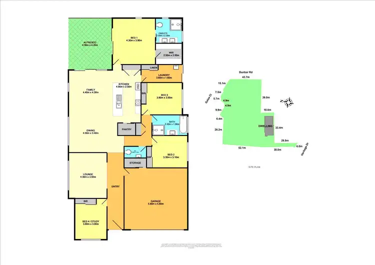 Floorplan of Homely rural property listing, 6A Heritage Drive, Cameron Park NSW 2285