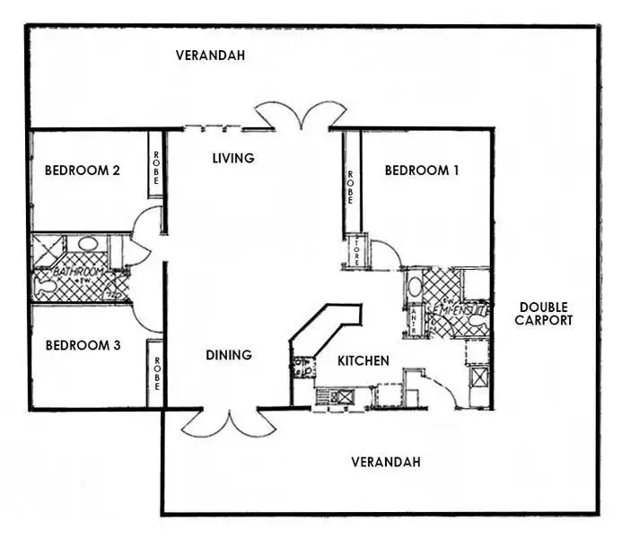 Floorplan of Homely rural property listing, 23 Fong Street, Roebuck WA 6725