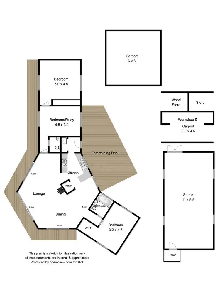 Floorplan of Homely house listing, 52 Glenbervie Road, Dover TAS 7117