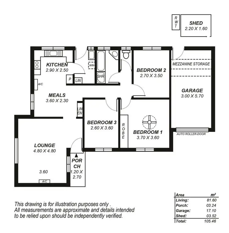 Floorplan of Homely unit listing, 2/16 Morgan Avenue, Daw Park SA 5041