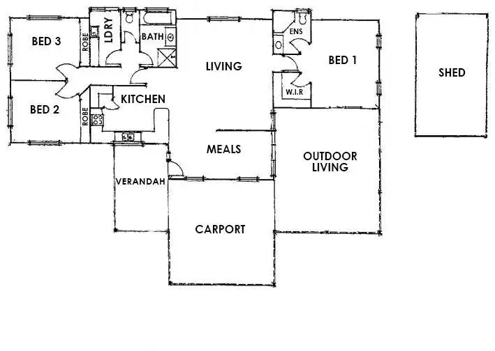 Floorplan of Homely house listing, 2 Lapwing Loop, Djugun WA 6725