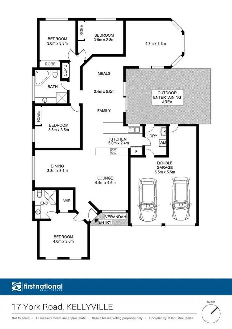 Floorplan of Homely house listing, 17 York Road, Kellyville NSW 2155