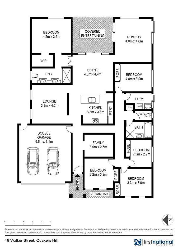Floorplan of Homely house listing, 19 Walker Street, Quakers Hill NSW 2763
