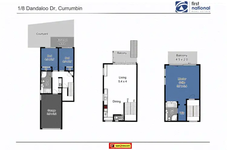 Floorplan of Homely house listing, 1/8 Dandaloo Drive, Currumbin QLD 4223