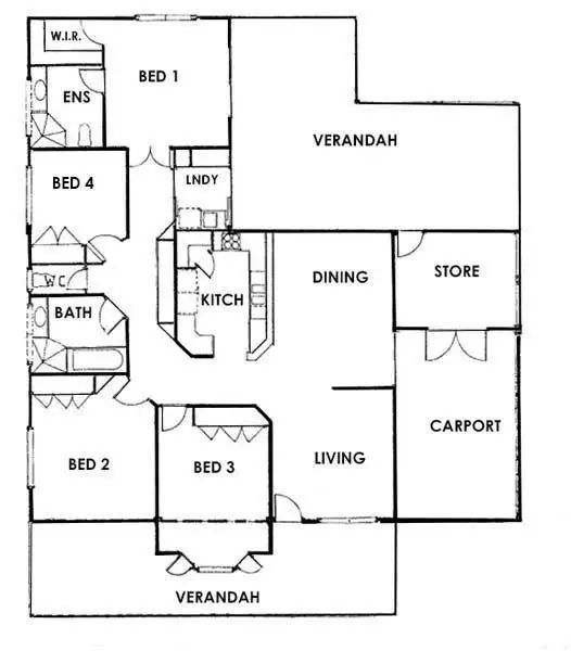 Floorplan of Homely house listing, 46 Demco Drive, Broome WA 6725