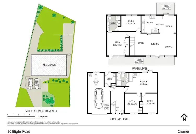 Floorplan of Homely house listing, 30 Blighs Road, Cromer NSW 2099