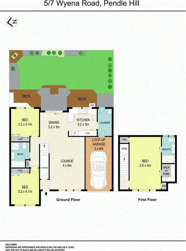 Floorplan of Homely townhouse listing, 5/7 Wyena Road, Pendle Hill NSW 2145