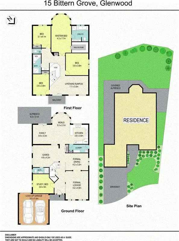 Floorplan of Homely house listing, 15 Bittern Grove, Glenwood NSW 2768