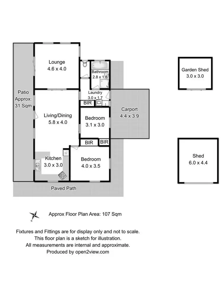 Floorplan of Homely house listing, 47 Silver Hill Road, Cygnet TAS 7112