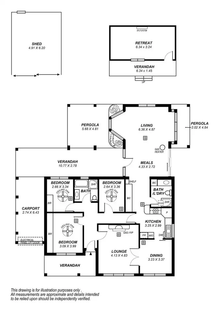 Floorplan of Homely house listing, 12 Gilbert Road, Somerton Park SA 5044