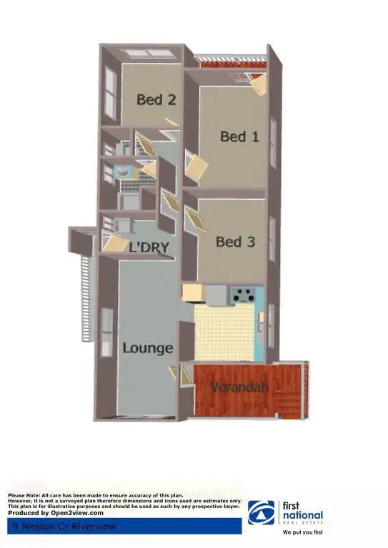Floorplan of Homely house listing, 9 Neilson Crescent, Riverview QLD 4303