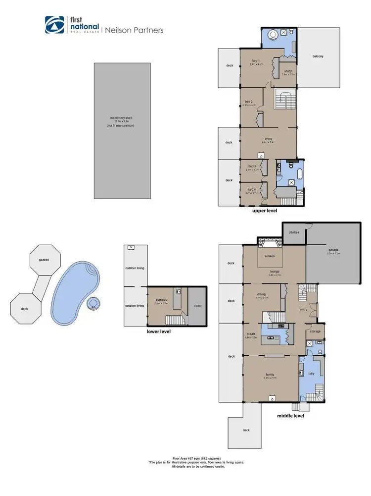 Floorplan of Homely house listing, 10-12 Clematis Park Road, Clematis VIC 3782