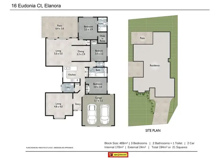 Floorplan of Homely house listing, 16 Eudonia Court, Elanora QLD 4221