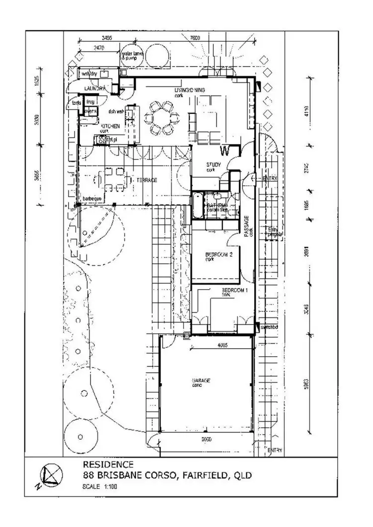 Floorplan of Homely house listing, 88 Brisbane Corso, Fairfield QLD 4103