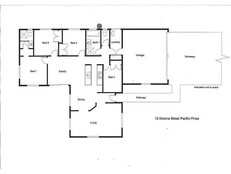Floorplan of Homely house listing, 12 Kolonia Street, Pacific Pines QLD 4211