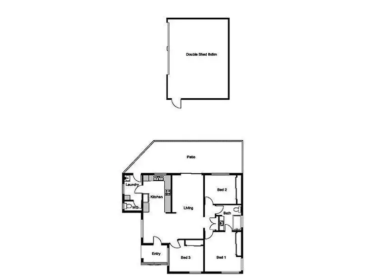 Floorplan of Homely house listing, 117 Hinkler Drive, Worongary QLD 4213