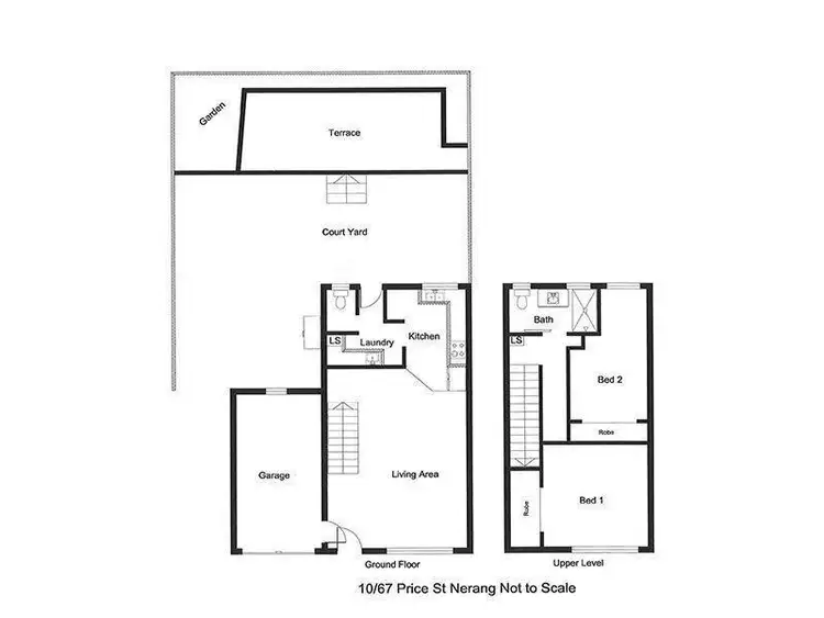 Floorplan of Homely townhouse listing, 10/67 Price Street, Nerang QLD 4211